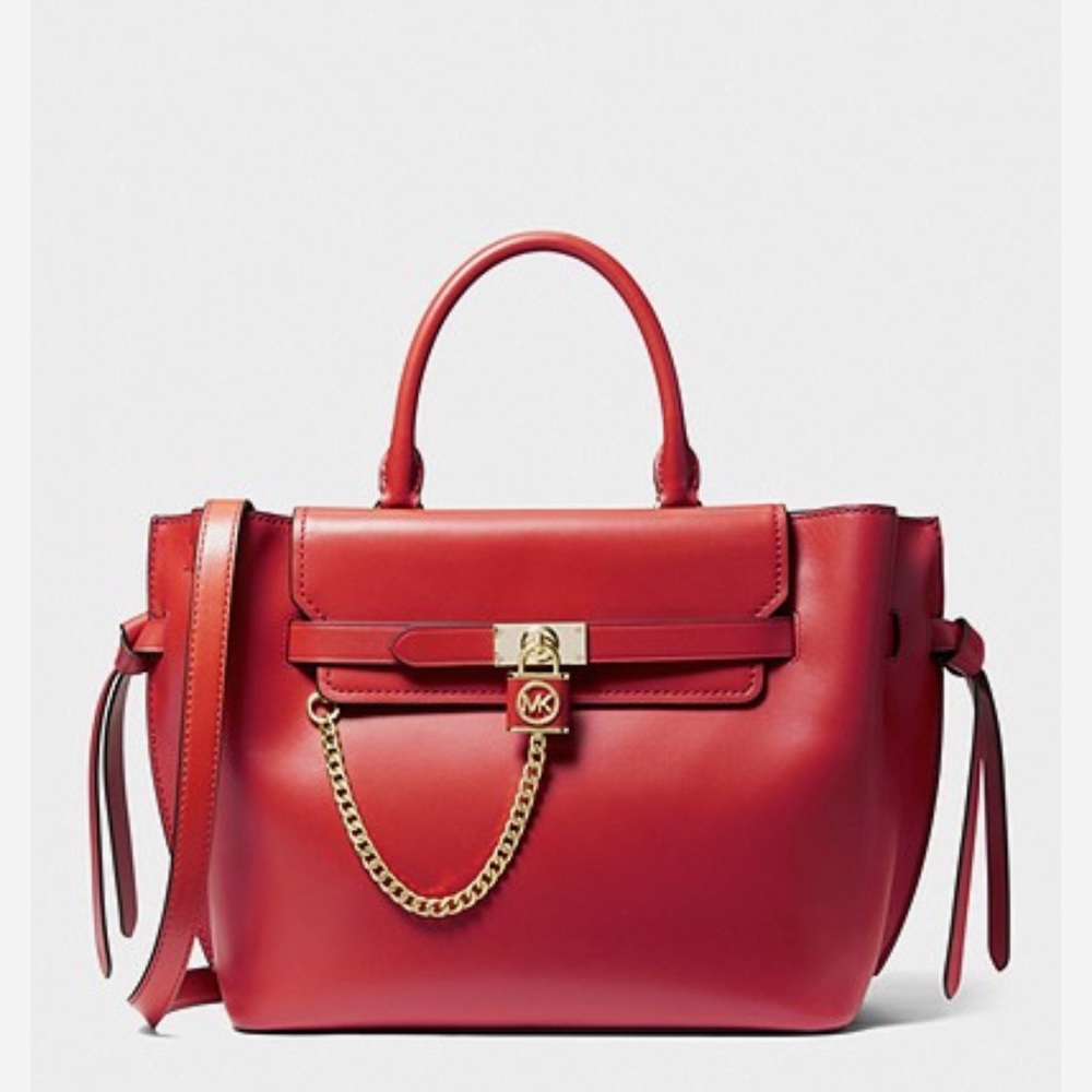 Brand new Hamilton Legacy Large Leather Belted Satchel
